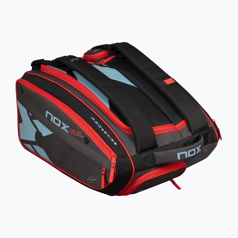 Geantă de padel NOX ML10 Competition XL Compact Padelbag 80 l grey/black/orange 2