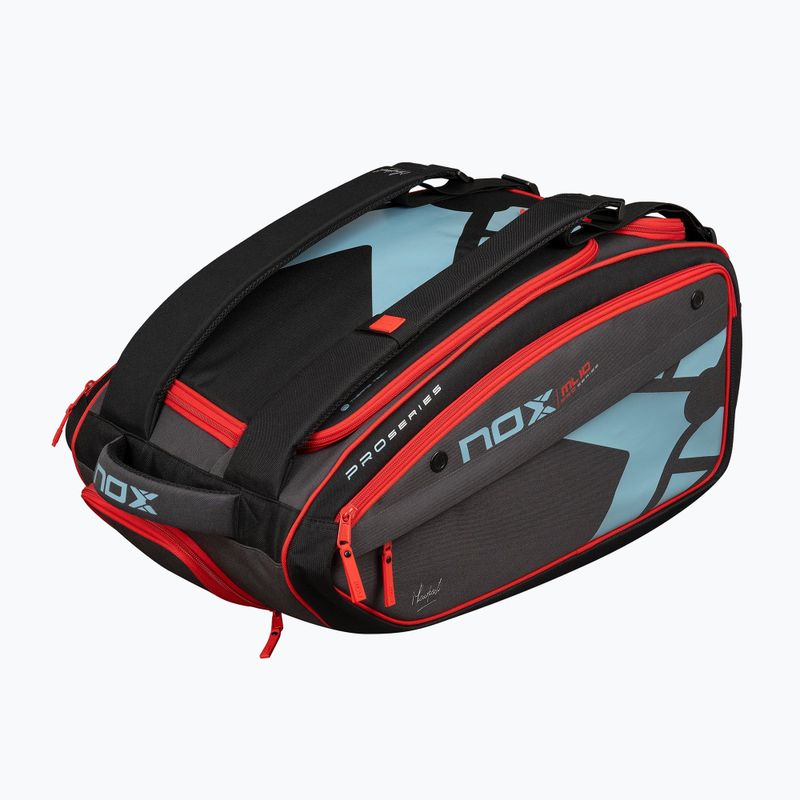 Geantă de padel NOX ML10 Competition XL Compact Padelbag 80 l grey/black/orange 3