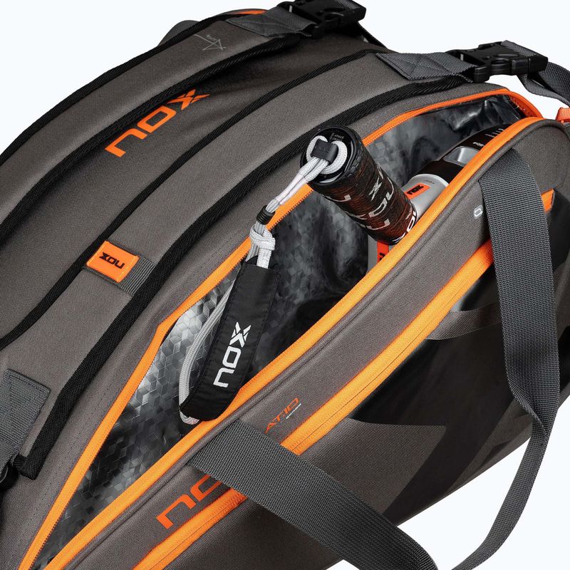 Geantă de padel NOX AT10 Team 42 l grey/orange 8