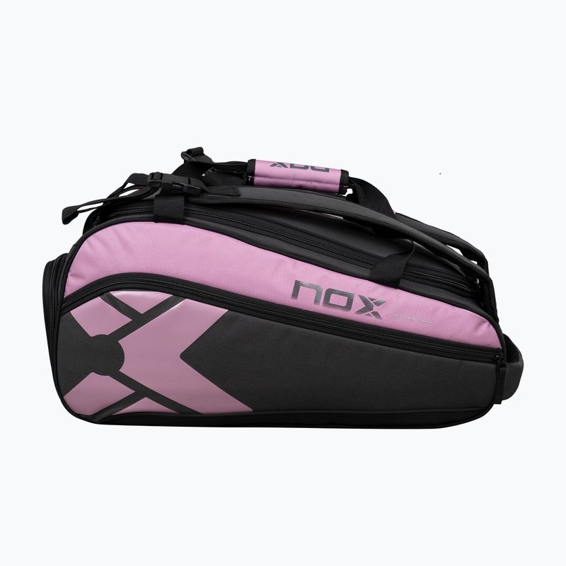 Geantă de padel NOX Street Series 45 l grey/pink 4