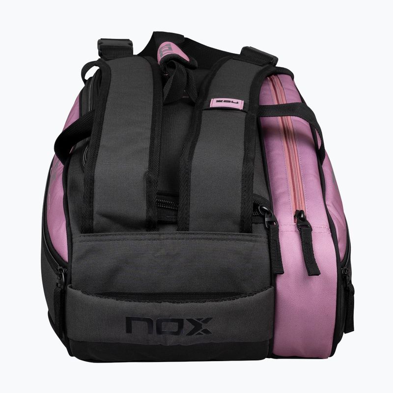 Geantă de padel NOX Street Series 45 l grey/pink 9