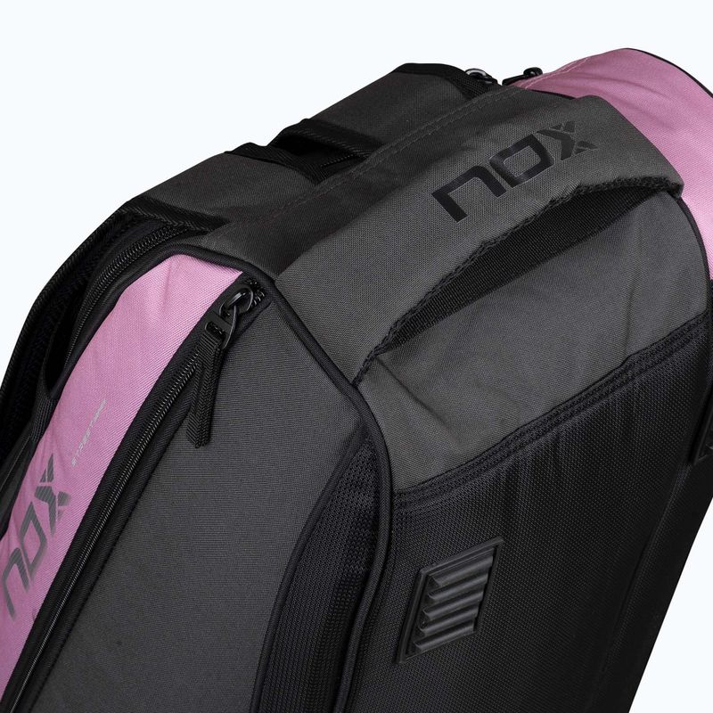 Geantă de padel NOX Street Series 45 l grey/pink 10