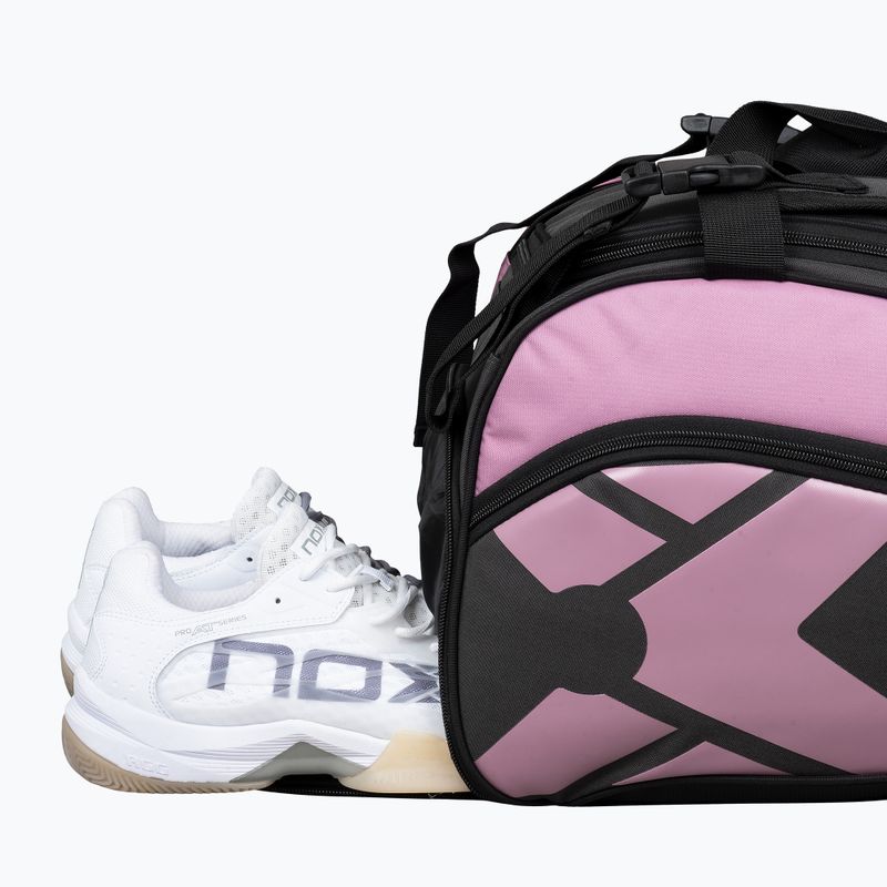 Geantă de padel NOX Street Series 45 l grey/pink 15