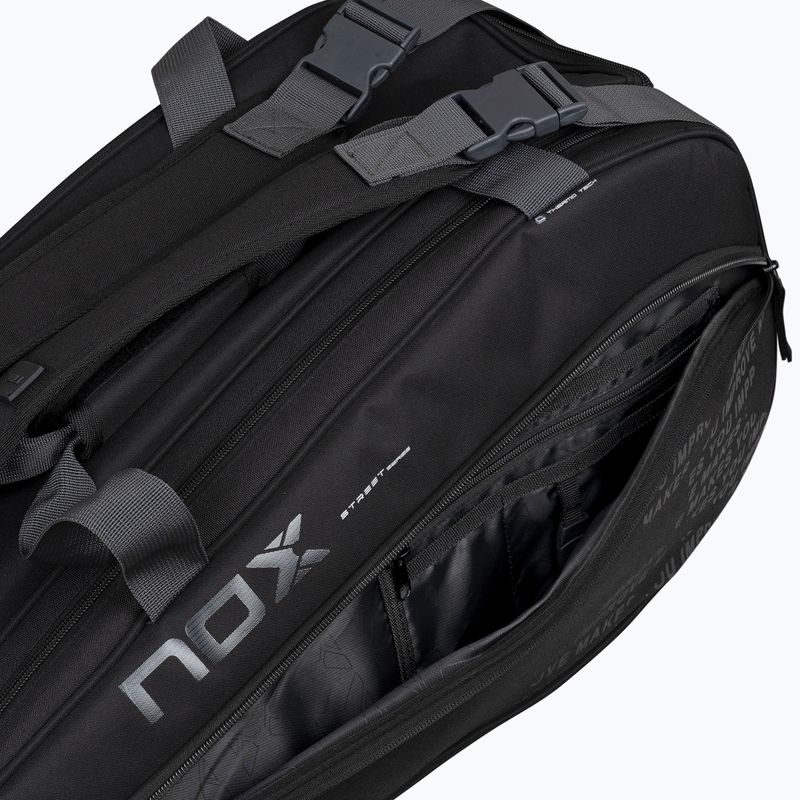 Geantă de padel NOX Street Series 45 l black/grey 12