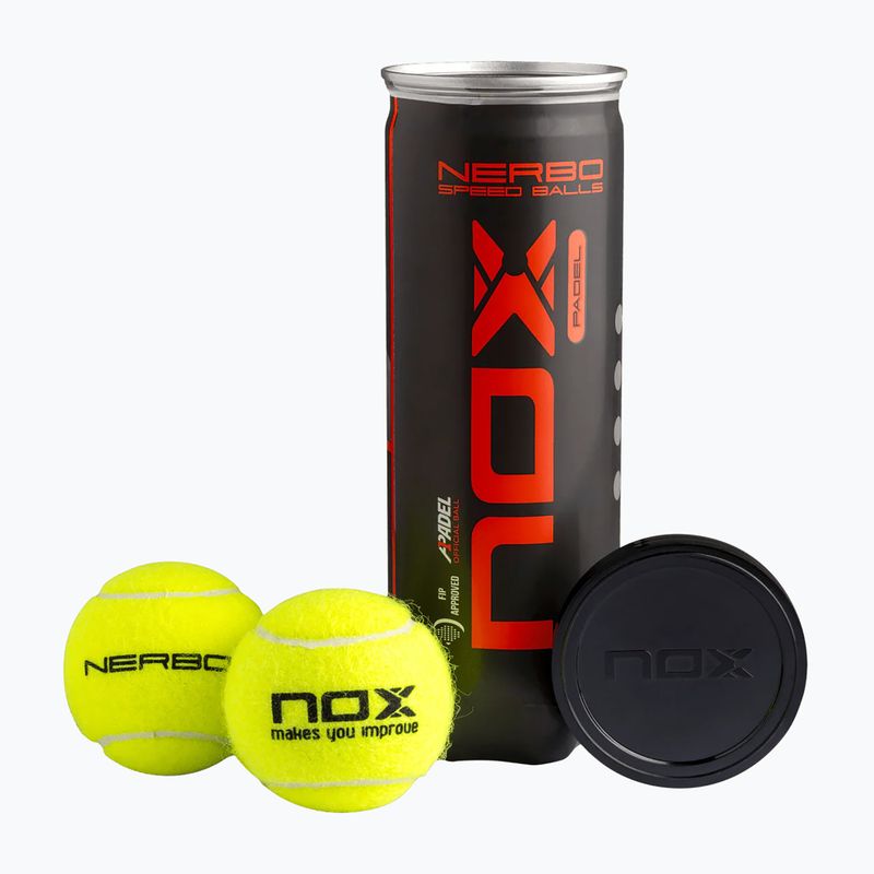 Mingi de padel NOX Nerbo 3 pcs. yellow