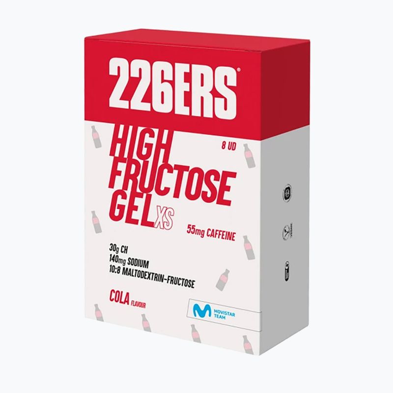 Gel energetic 226ERS High Fructose Gel XS 8 x 44 g caffeine 55mg cola