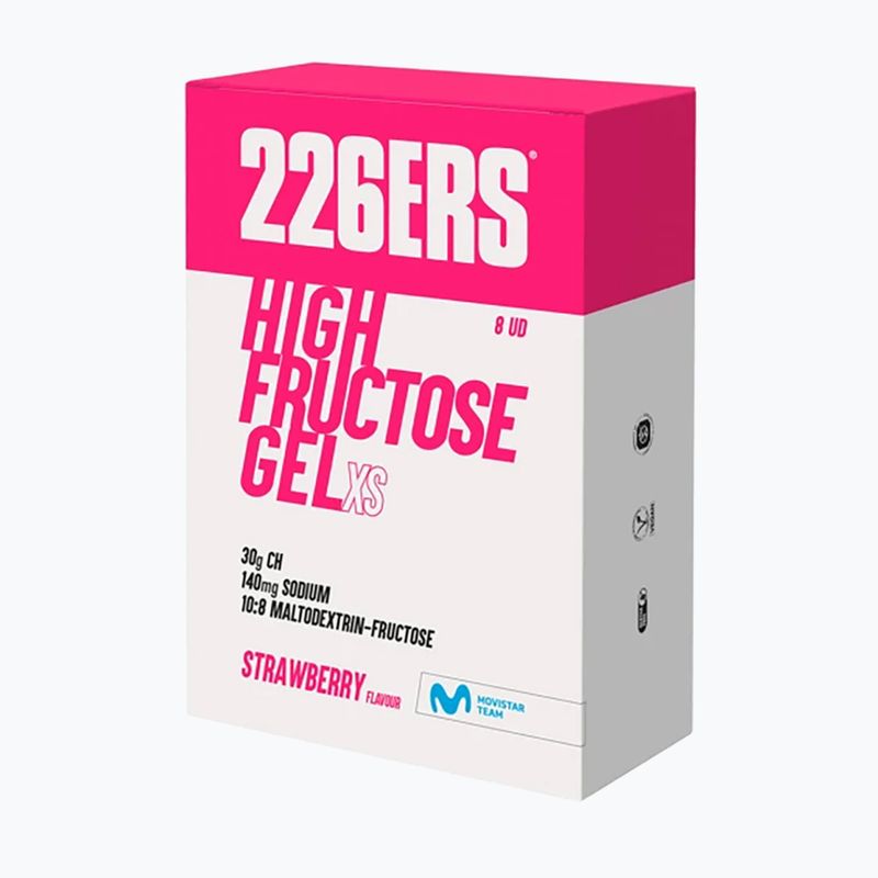 Gel energetic 226ERS High Fructose Gel XS 8 x 44 g strawberry