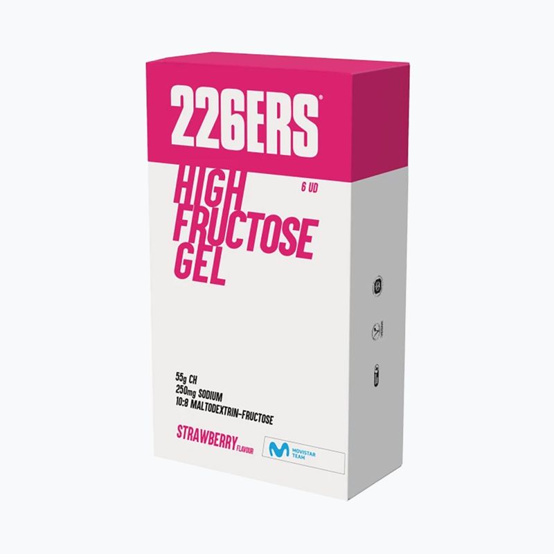 Gel energetic 226ERS High Fructose Gel 6 x 80 g strawberry
