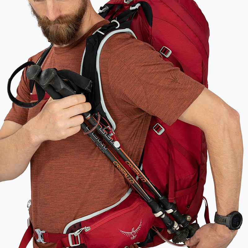 Rucsac de trekking pentru băbrați Osprey Talon 36 l (S-M) cosmic red 8