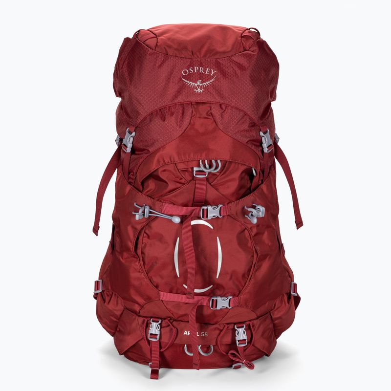 Rucsac de drumeție pentru femei Osprey Ariel 55 roșu 10002887