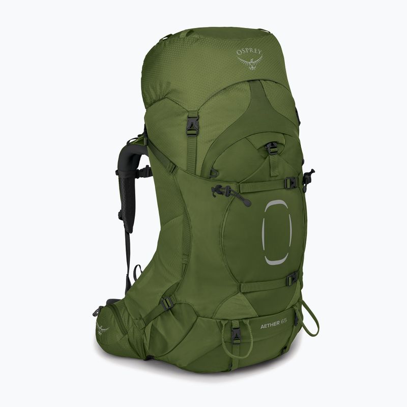 Rucsac de trekking pentru bărbați Osprey Aether 65 l usturoi muștar verde muștar 5