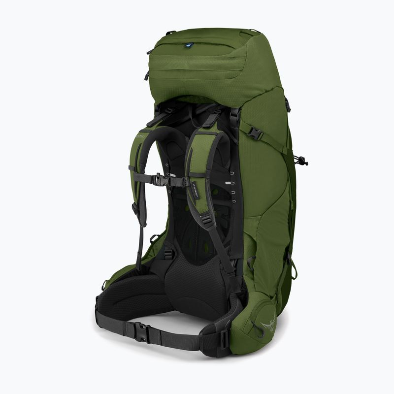 Rucsac de trekking pentru bărbați Osprey Aether 65 l usturoi muștar verde muștar 6