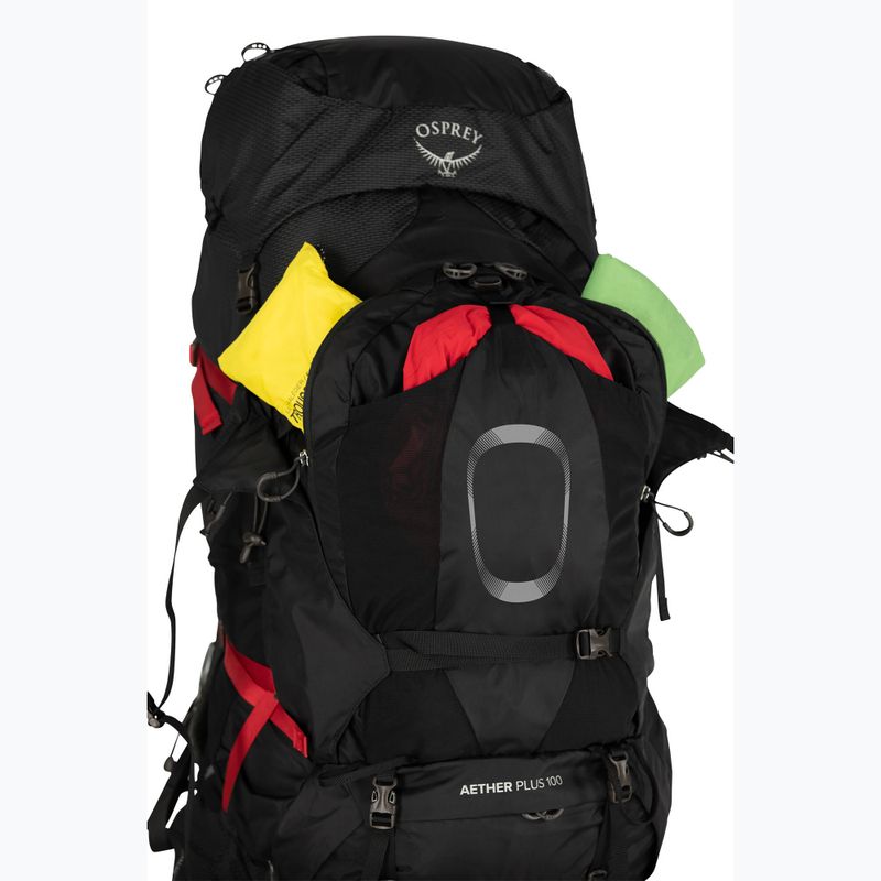 Rucsac de trekking pentru bărbați Osprey Aether Plus 100 l black 5