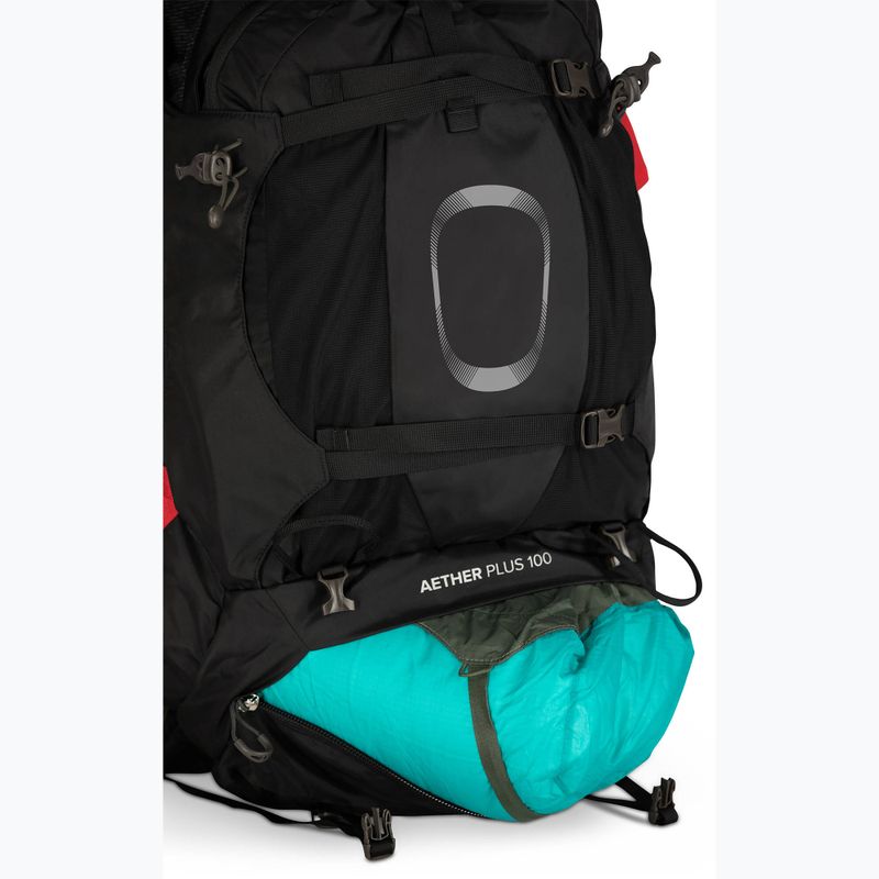 Rucsac de trekking pentru bărbați Osprey Aether Plus 100 l black 10