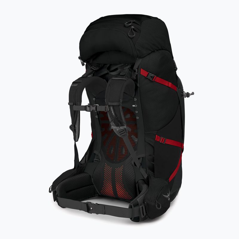 Rucsac de trekking pentru băbrați Osprey Aether Plus 100 l black 2