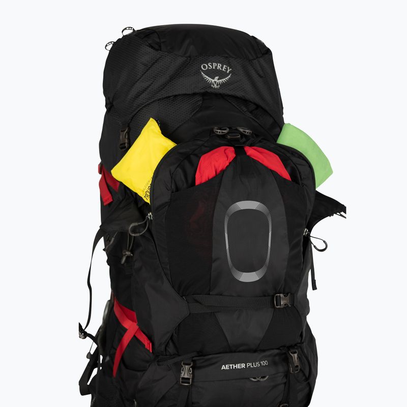 Rucsac de trekking pentru băbrați Osprey Aether Plus 100 l black 4
