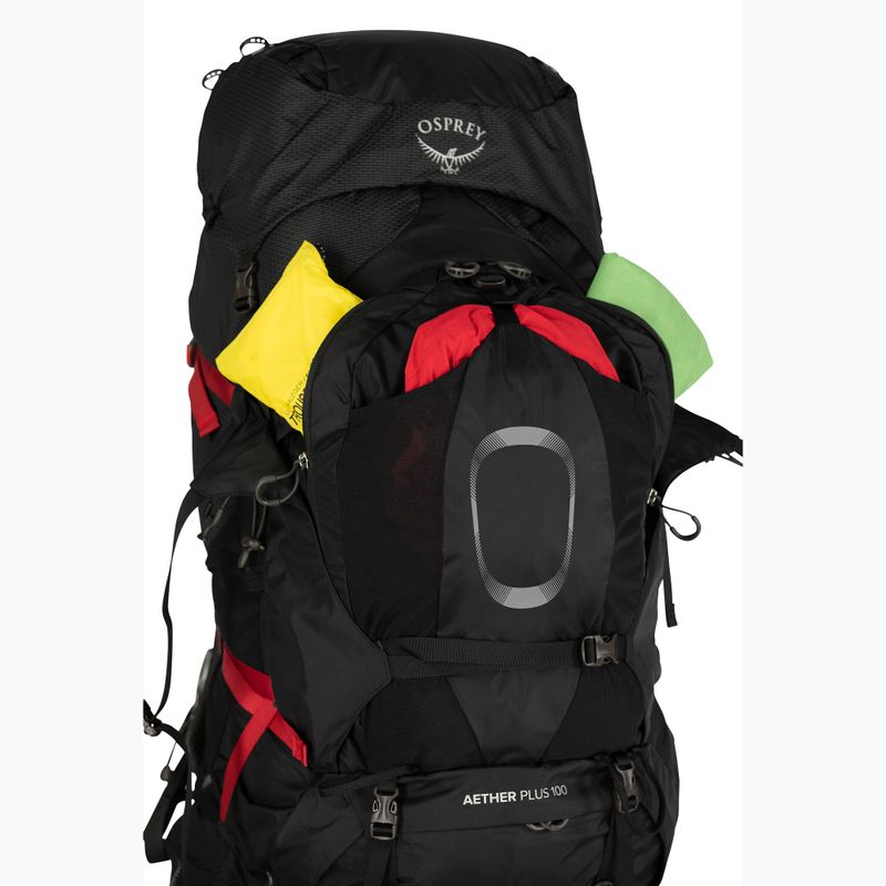 Rucsac de trekking pentru băbrați Osprey Aether Plus 100 l black 4