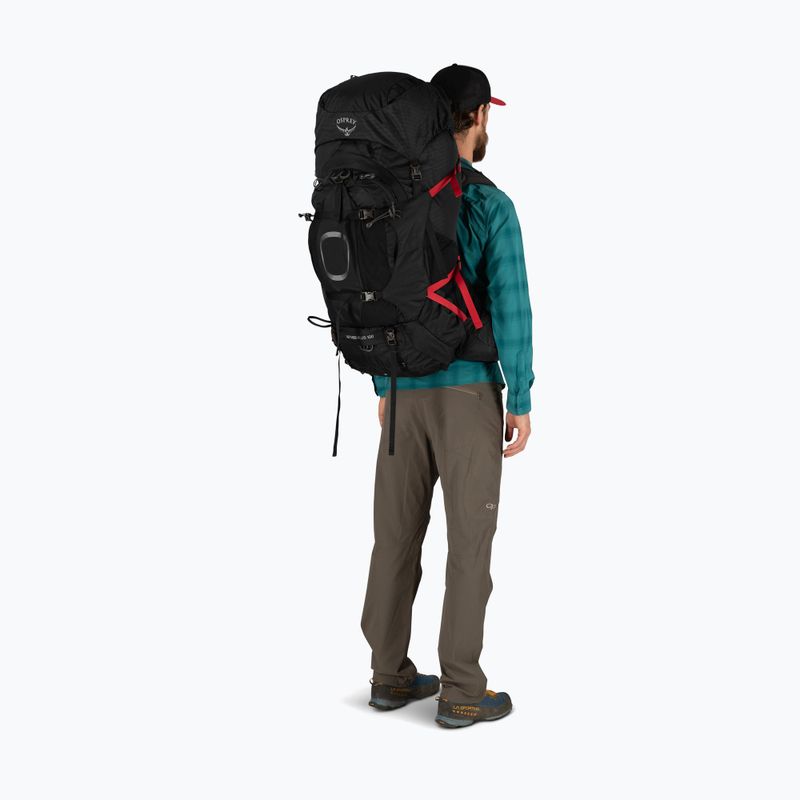 Rucsac de trekking pentru băbrați Osprey Aether Plus 100 l black 10