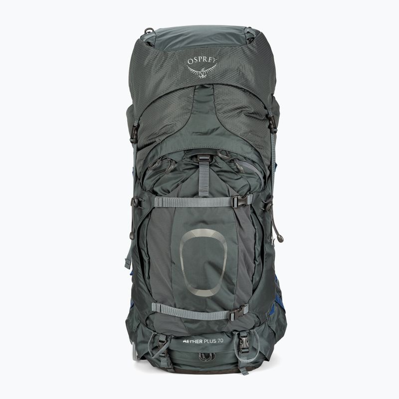 Rucsac de drumeție pentru bărbați Osprey Aether Plus 70 l eclipse green