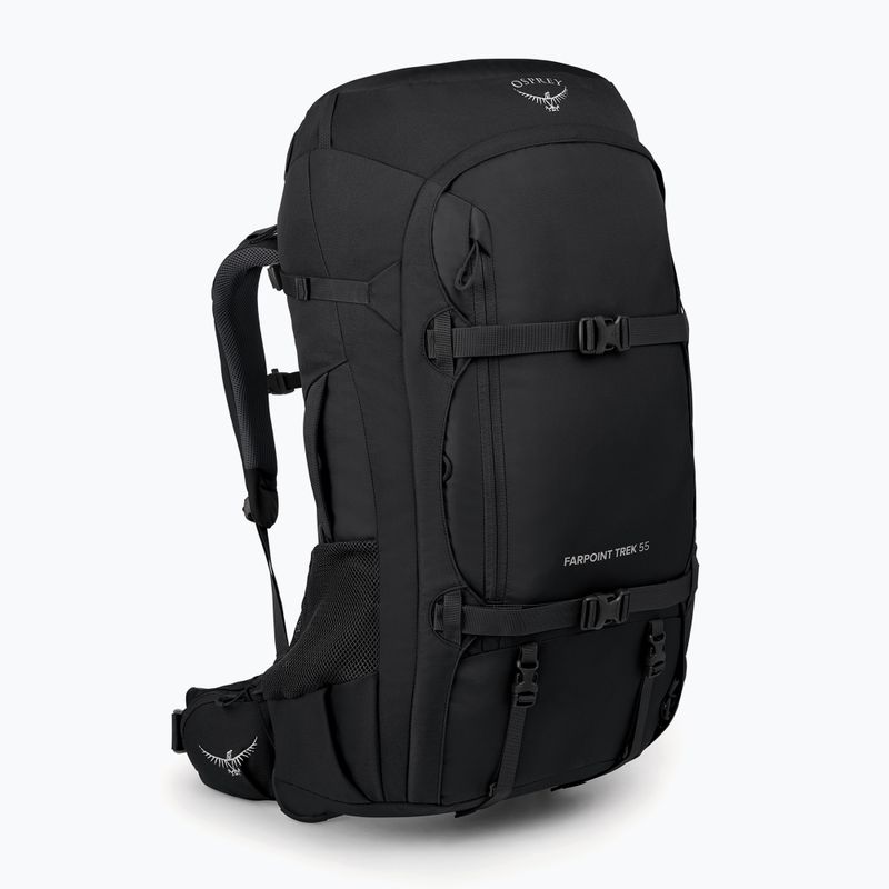 Rucsac de trekking pentru bărbați Osprey Farpoint Trek 55 l black 2