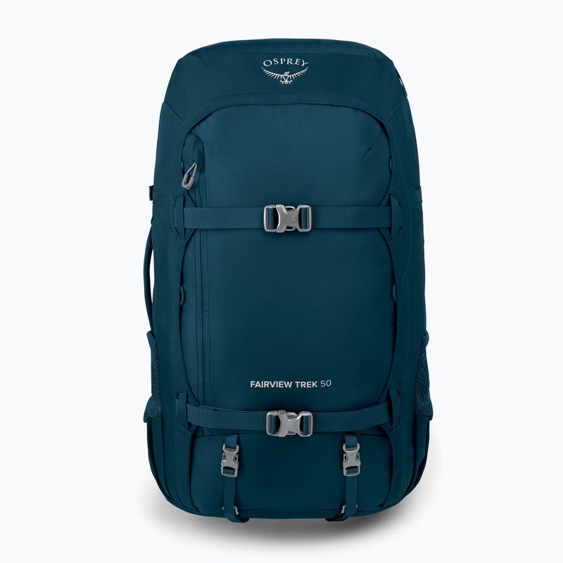 Rucsac de trekking pentru femei Osprey Fairview Trek 50 l night jungle blue