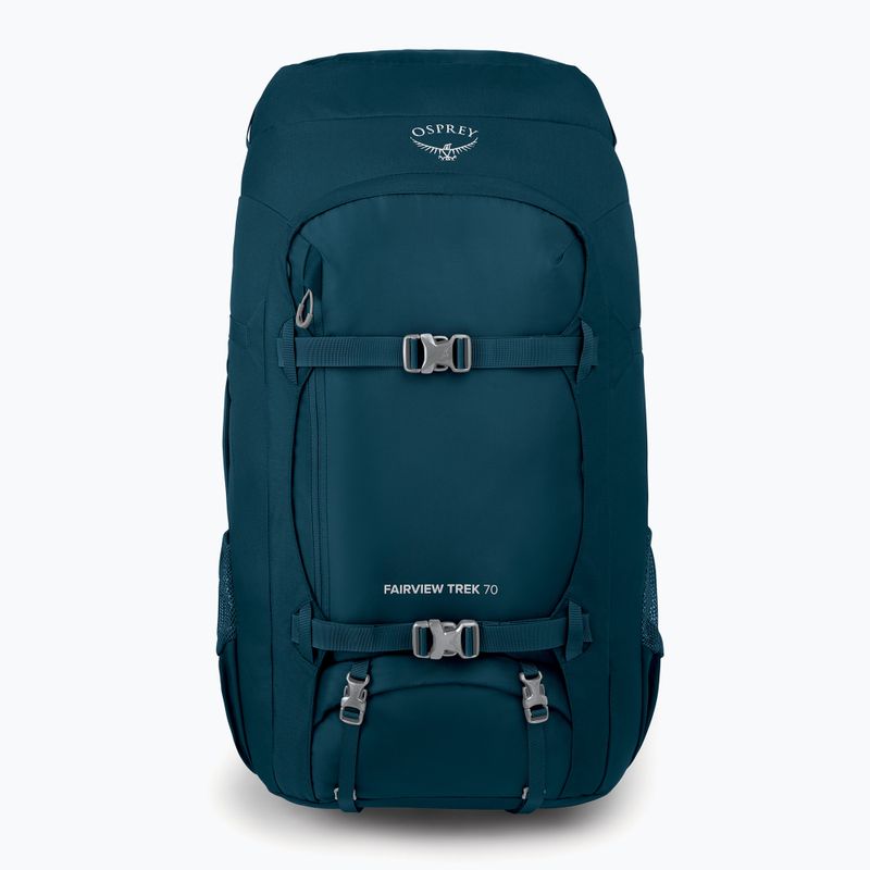 Rucsac de trekking pentru femei Osprey Fairview Trek 70 l night jungle blue