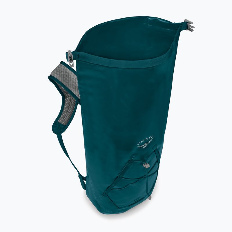 Rucsac de oraș Osprey Transporter Roll Top WP 18 l night jungle blue 4