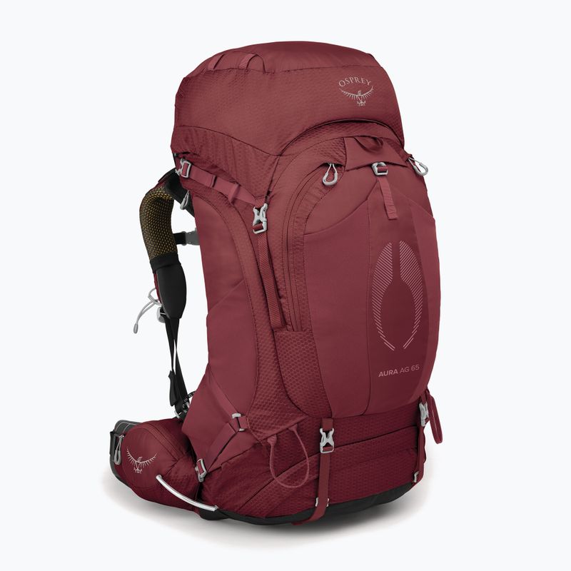 Rucsac de trekking pentru femei Osprey Aura AG 65 l M-L berry sorbet red 2