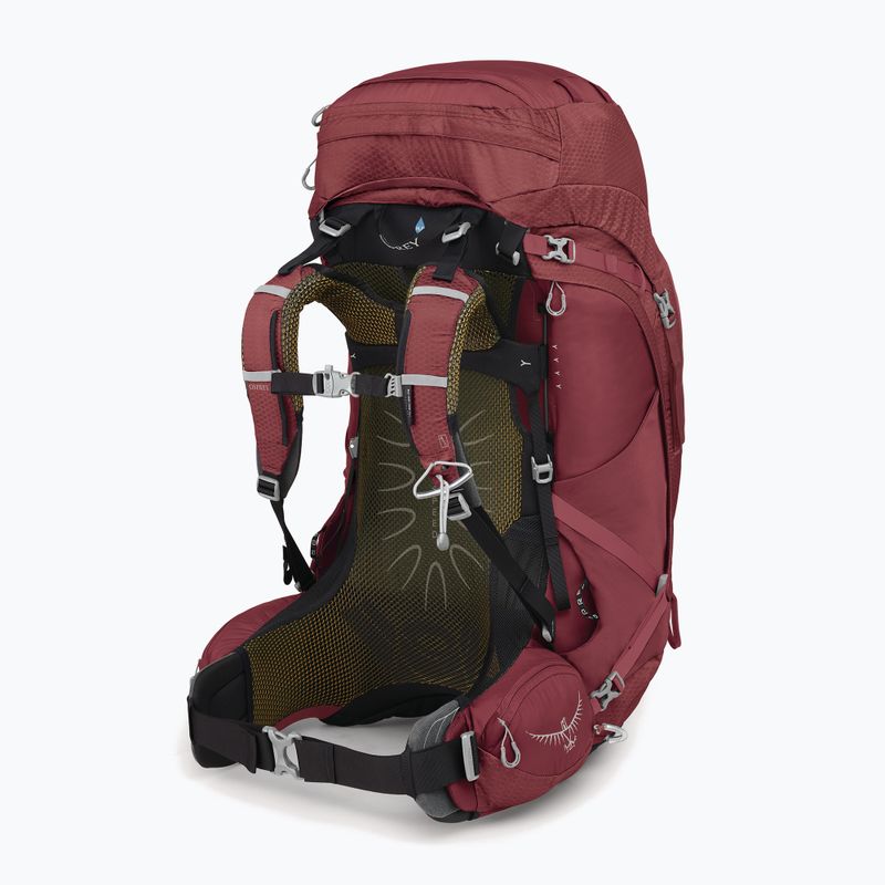 Rucsac de trekking pentru femei Osprey Aura AG 65 l M-L berry sorbet red 4