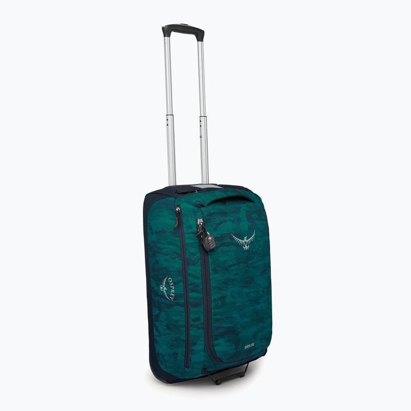 Geantă de voiaj Osprey Daylite Carry-On Wheeled Duffel 40 l palm foliage print 2