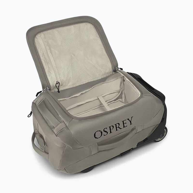 Valiză de călătorie Osprey Transporter Wheeled Duffel 40 l tan concrete 3