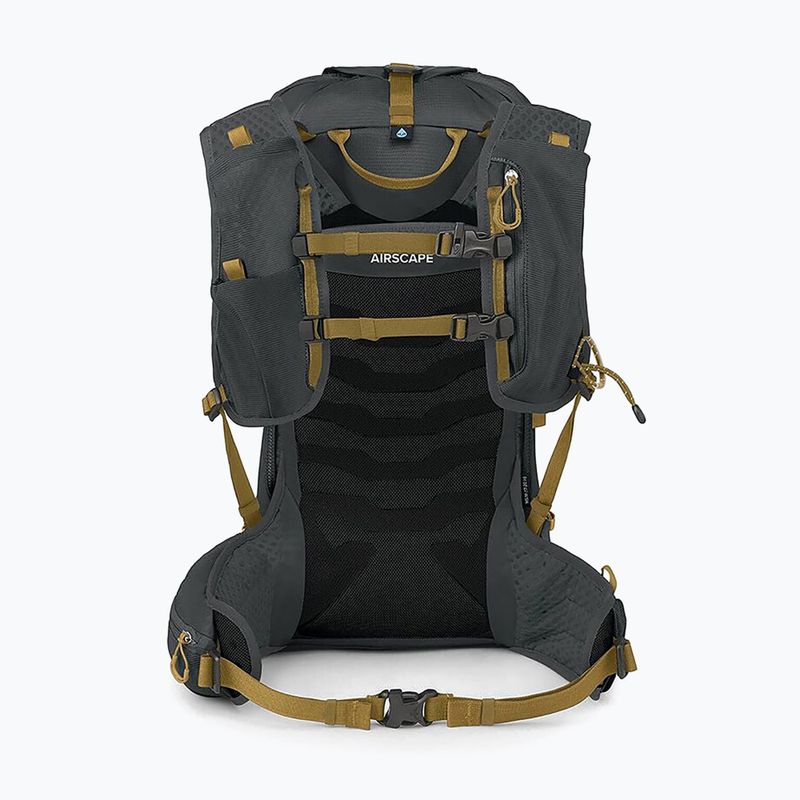 Rucsac turistic pentru bărbați Osprey Talon Velocity 20 l dark charcoal/tumbleweed yellow 3