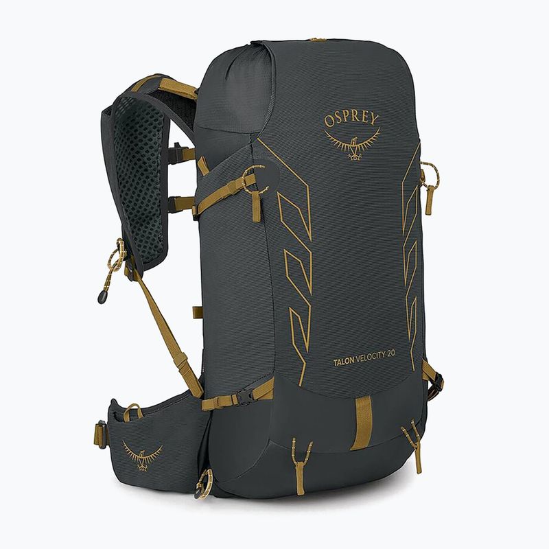 Rucsac turistic pentru bărbați Osprey Talon Velocity 20 l dark charcoal/tumbleweed yellow 2