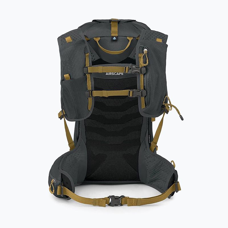 Rucsac turistic pentru bărbați Osprey Talon Velocity 20 l dark charcoal/tumbleweed yellow 3