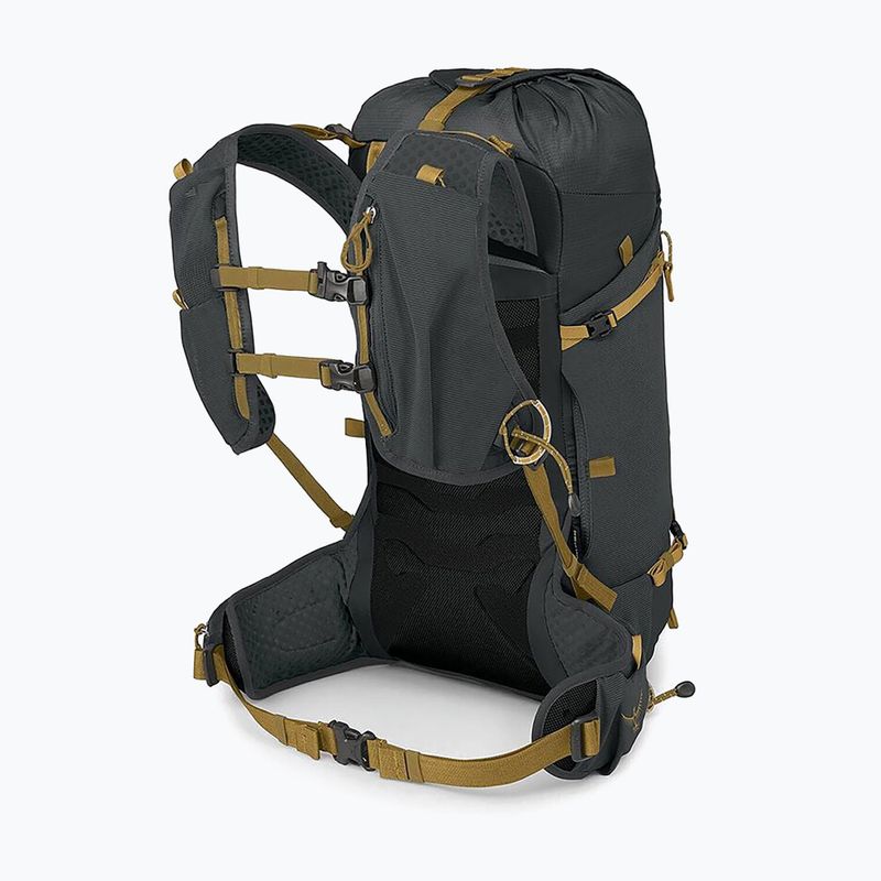Rucsac turistic pentru bărbați Osprey Talon Velocity 20 l dark charcoal/tumbleweed yellow 4
