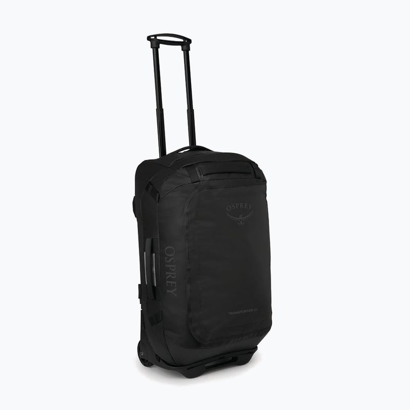 Geantă de voiaj Osprey Transporter Wheeled Duffel 60 l raven black