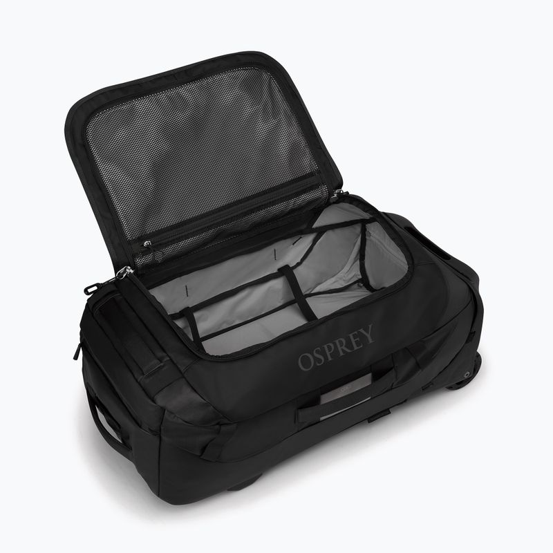 Geantă de voiaj Osprey Transporter Wheeled Duffel 60 l raven black 4