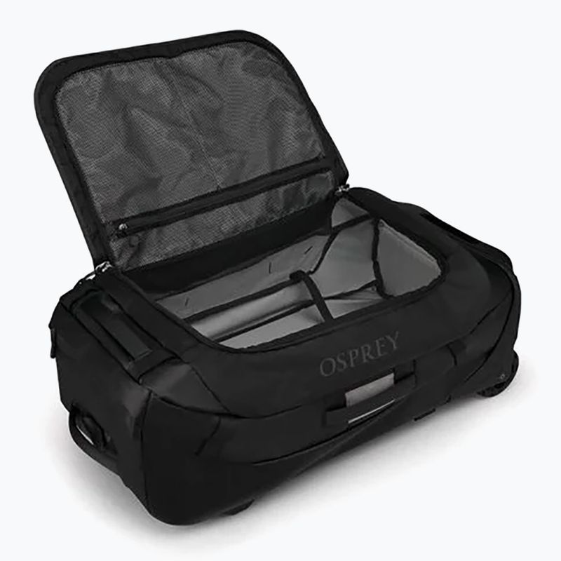Geantă de voiaj Osprey Transporter Wheeled Duffel 90 l raven black 4