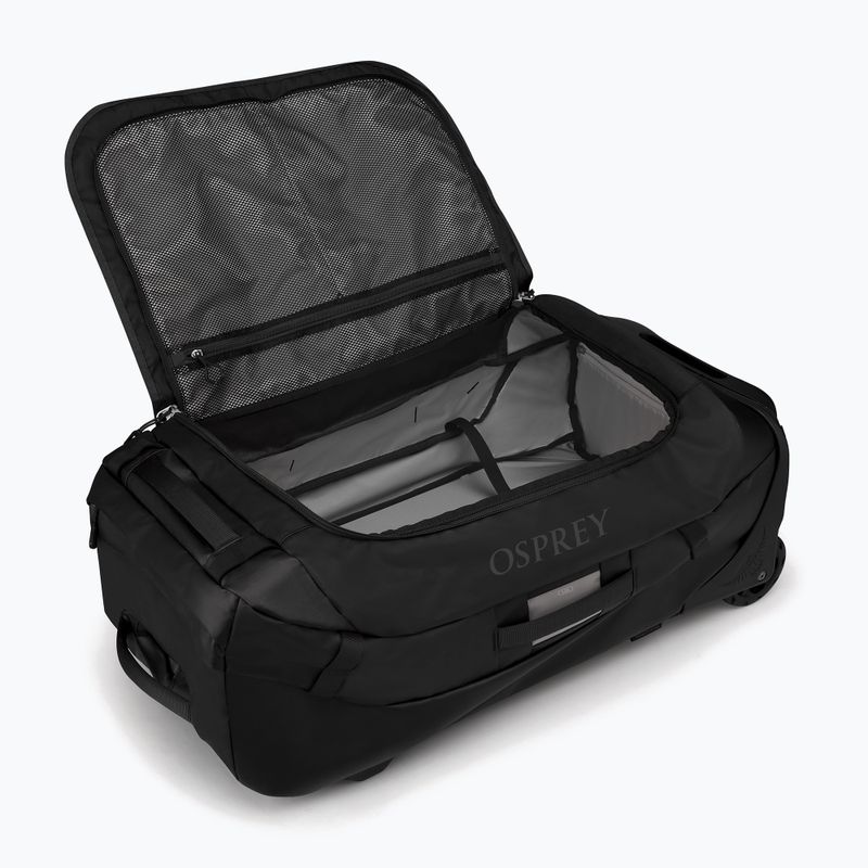 Geantă de voiaj Osprey Transporter Wheeled Duffel 90 l raven black 4