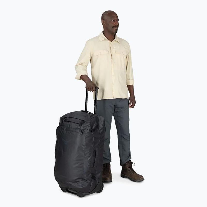 Geantă de voiaj Osprey Transporter Wheeled Duffel 90 l raven black 5