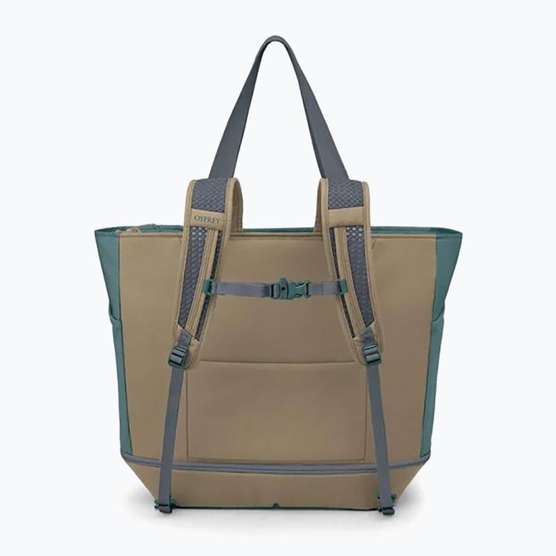 Geantă de voiaj Osprey Daylite Large Tote 26 l cascade blue / latte brown 2