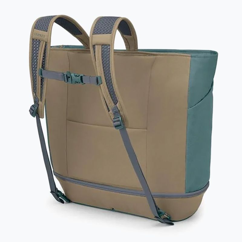 Geantă de voiaj Osprey Daylite Large Tote 26 l cascade blue / latte brown 3