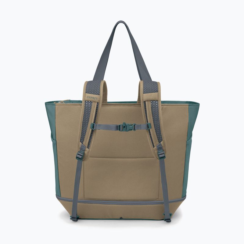 Geantă de voiaj Osprey Daylite Large Tote 26 l cascade blue / latte brown 3