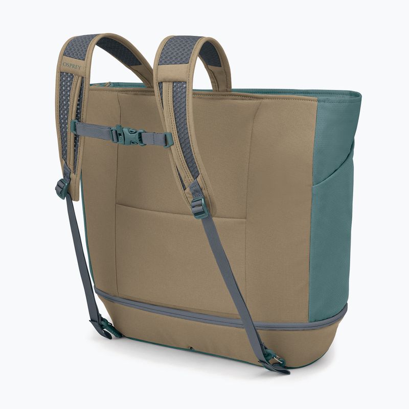 Geantă de voiaj Osprey Daylite Large Tote 26 l cascade blue / latte brown 4