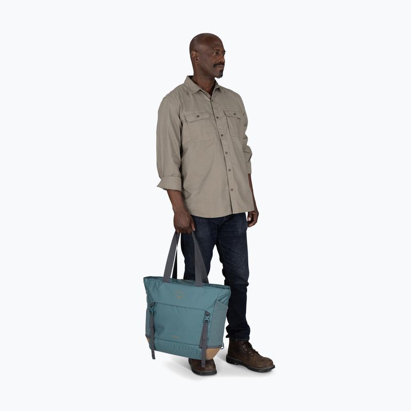 Geantă de voiaj Osprey Daylite Large Tote 26 l cascade blue / latte brown 10