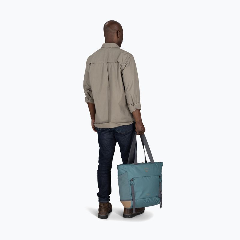 Geantă de voiaj Osprey Daylite Large Tote 26 l cascade blue / latte brown 11