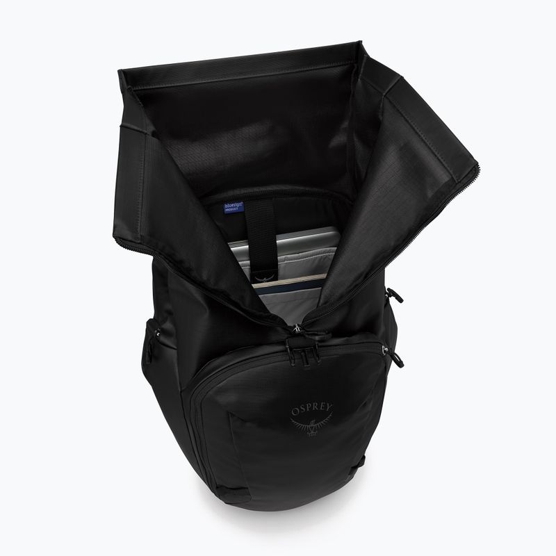 Rucsacul urban Osprey Transporter Roll Top 30 l raven black 4