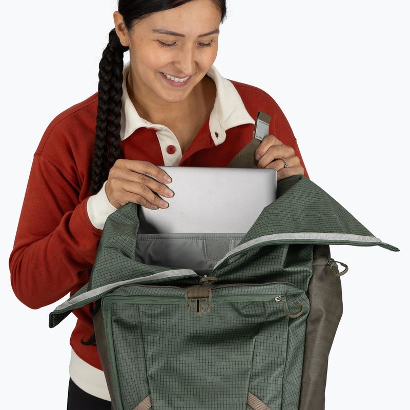 Rucsac urban Osprey Transporter Roll Top 30 l frunză de pin 12