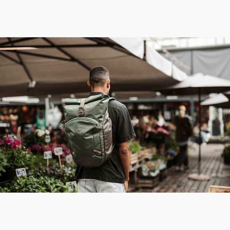 Rucsac urban Osprey Transporter Roll Top 30 l frunză de pin 17