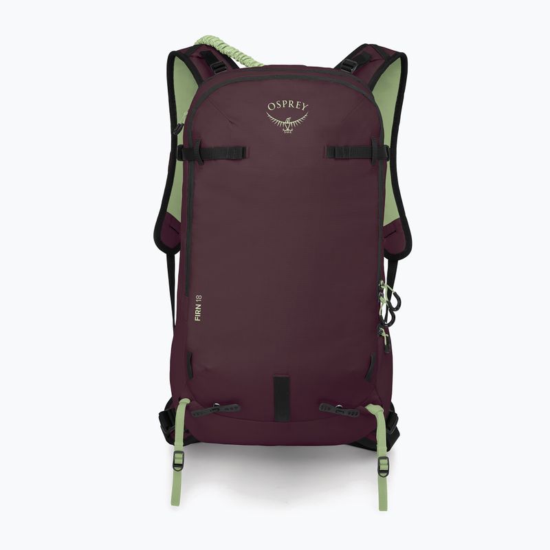 Rucsac de schi de tură Osprey Firn 18 l elderberry purple/peppermint green